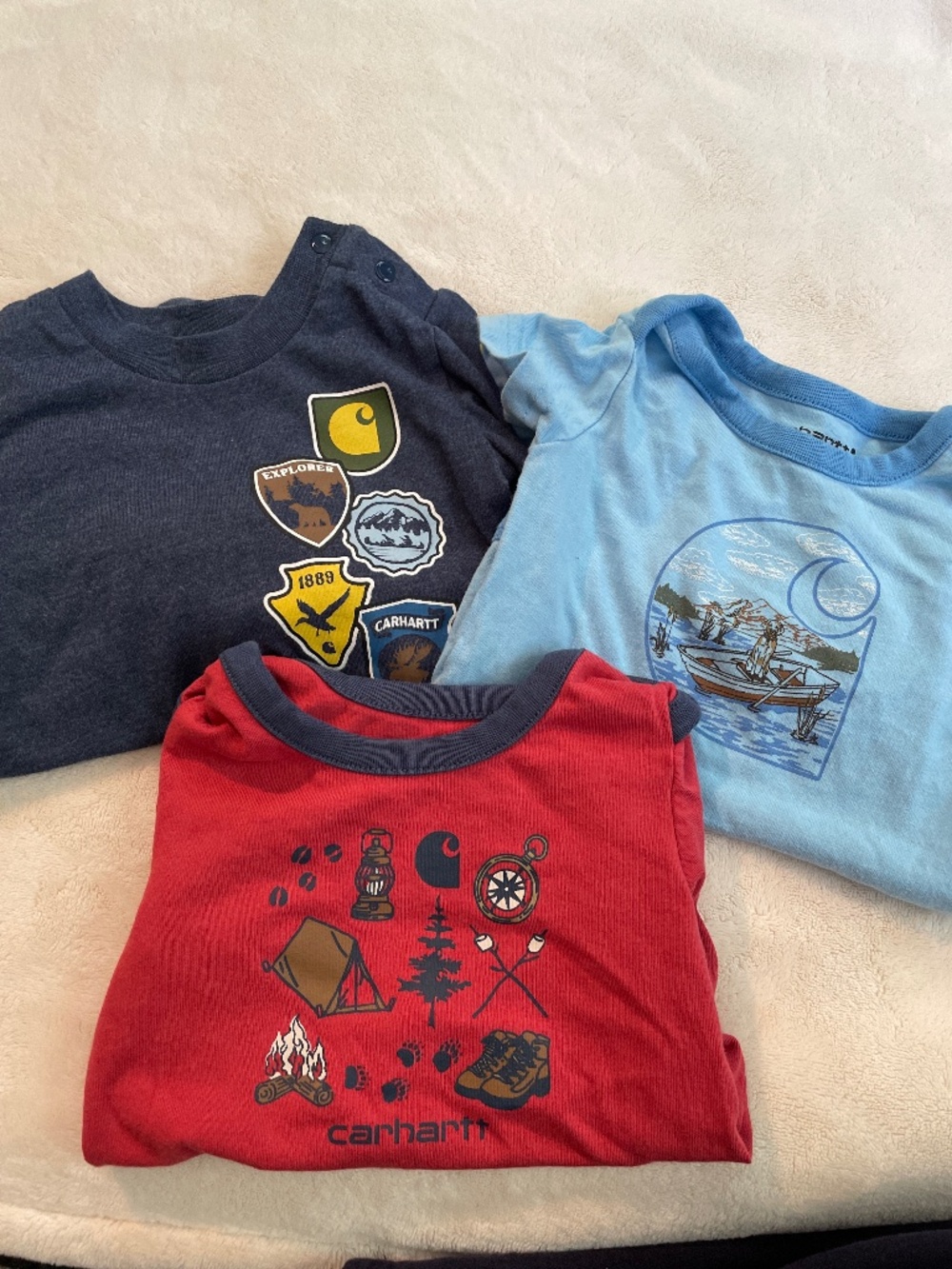 Carhartt baby onesie set